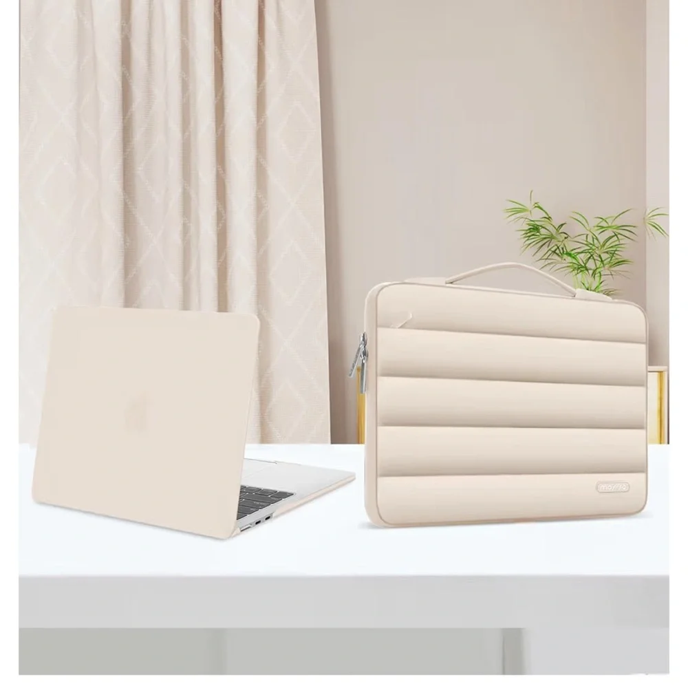 Mosiso MacBook Cream Skin and Accessories Set